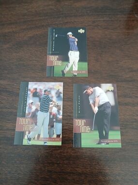 Upper Deck "Tour Time" Golf Card Set - Trio 2001 Upper Deck